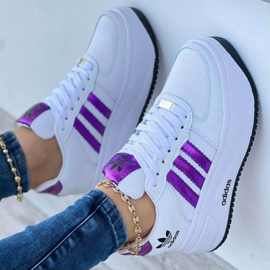 Adidas Diamond Blanco Violeta Dama